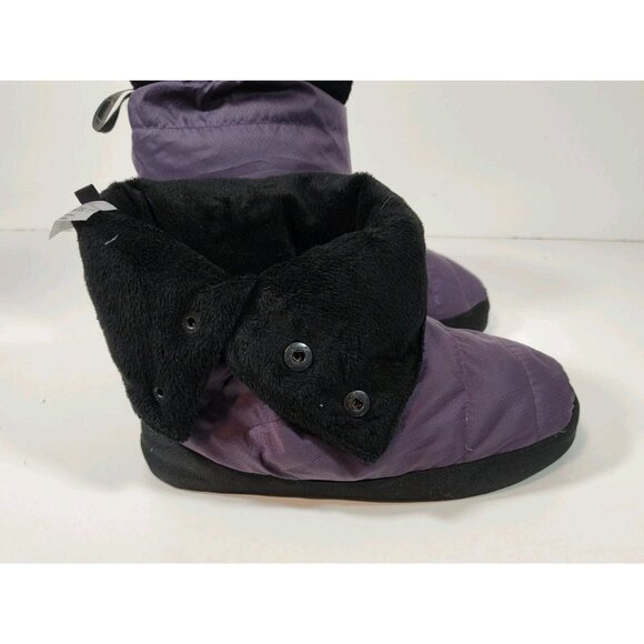 REI Duck Down Purple Fleece Lined Camping Booties Slippers Boot Women Size Large - Picture 2 of 10
